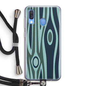 CaseCompany Bast B: Samsung Galaxy A40 Transparant Hoesje met koord