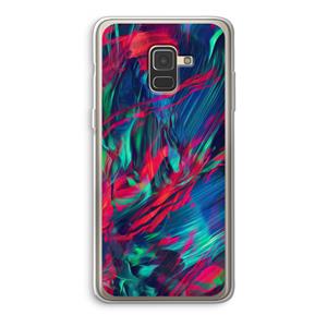 CaseCompany Pilgrims Of The Sea: Samsung Galaxy A8 (2018) Transparant Hoesje
