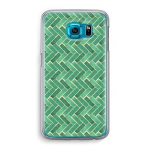 CaseCompany Moroccan tiles 2: Samsung Galaxy S6 Transparant Hoesje