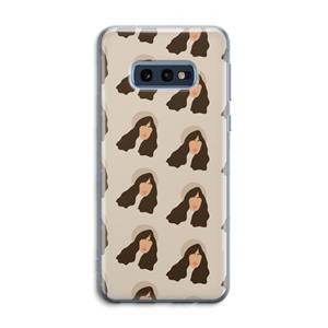 CaseCompany Bonjour mon amour: Samsung Galaxy S10e Transparant Hoesje