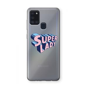 CaseCompany Superlady: Samsung Galaxy A21s Transparant Hoesje