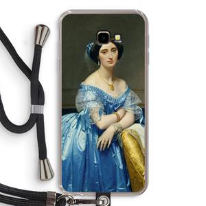 CaseCompany Eleonore: Samsung Galaxy J4 Plus Transparant Hoesje met koord