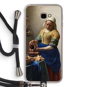 CaseCompany The Milkmaid: Samsung Galaxy J4 Plus Transparant Hoesje met koord