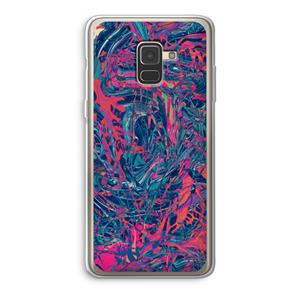 CaseCompany Sleeping Dreams: Samsung Galaxy A8 (2018) Transparant Hoesje
