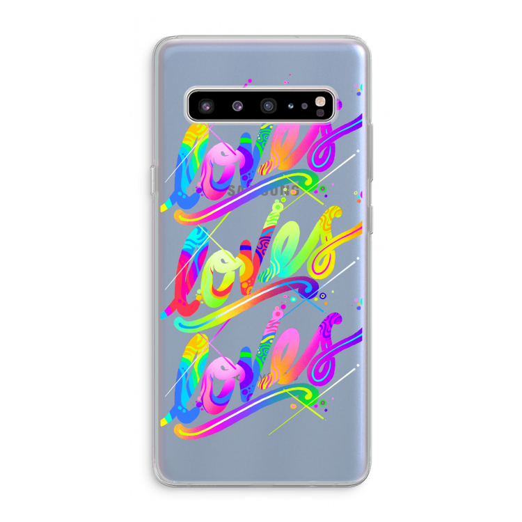 CaseCompany Loves: Samsung Galaxy S10 5G Transparant Hoesje