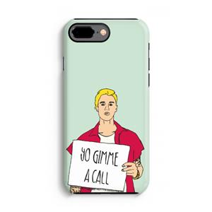 CaseCompany Gimme a call: iPhone 8 Plus Tough Case
