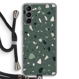 CaseCompany Terrazzo N°19: Samsung Galaxy S21 Transparant Hoesje met koord