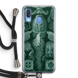 CaseCompany Haeckel Cubomedusae: Samsung Galaxy A40 Transparant Hoesje met koord