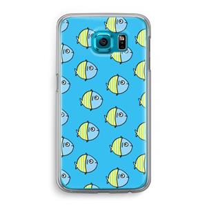 CaseCompany Visjes: Samsung Galaxy S6 Transparant Hoesje