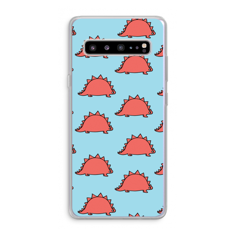 CaseCompany Dinosawrr: Samsung Galaxy S10 5G Transparant Hoesje