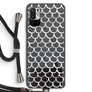 CaseCompany Dakpannetjes: Xiaomi Redmi Note 10 5G Transparant Hoesje met koord