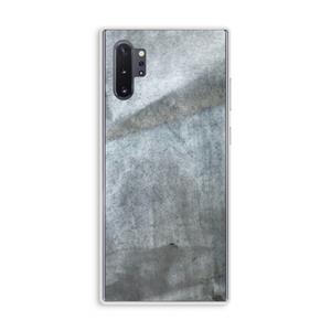 CaseCompany Grey Stone: Samsung Galaxy Note 10 Plus Transparant Hoesje
