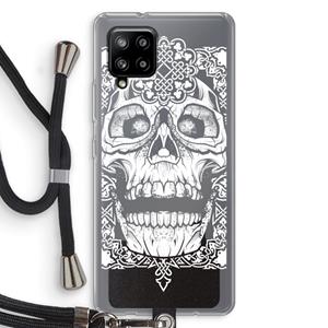 CaseCompany Seek & Destroy: Samsung Galaxy A42 5G Transparant Hoesje met koord
