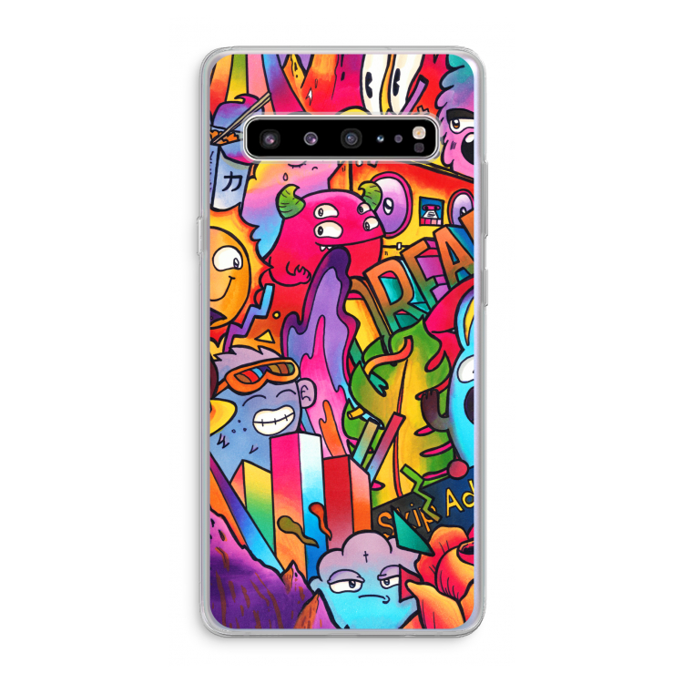 CaseCompany Dreams: Samsung Galaxy S10 5G Transparant Hoesje