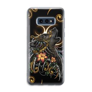 CaseCompany Huilende Wolf: Samsung Galaxy S10e Transparant Hoesje