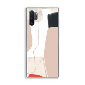 CaseCompany Lava: Samsung Galaxy Note 10 Plus Transparant Hoesje