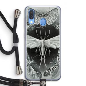 CaseCompany Haeckel Tineida: Samsung Galaxy A40 Transparant Hoesje met koord