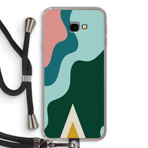 CaseCompany Noor B: Samsung Galaxy J4 Plus Transparant Hoesje met koord