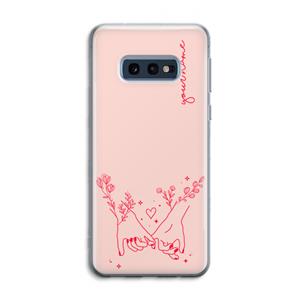 CaseCompany Best Friends: Samsung Galaxy S10e Transparant Hoesje