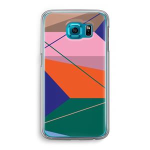 CaseCompany Gestalte 1: Samsung Galaxy S6 Transparant Hoesje