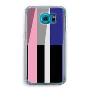 CaseCompany Gestalte 4: Samsung Galaxy S6 Transparant Hoesje
