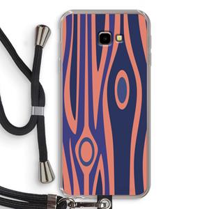 CaseCompany Bast A: Samsung Galaxy J4 Plus Transparant Hoesje met koord