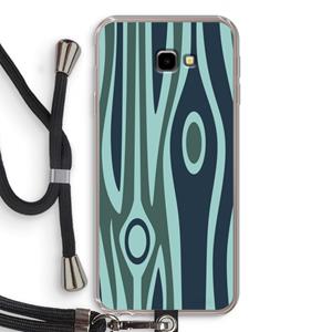 CaseCompany Bast B: Samsung Galaxy J4 Plus Transparant Hoesje met koord