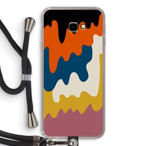 CaseCompany Baar A: Samsung Galaxy J4 Plus Transparant Hoesje met koord