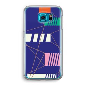 CaseCompany Gestalte 5: Samsung Galaxy S6 Transparant Hoesje