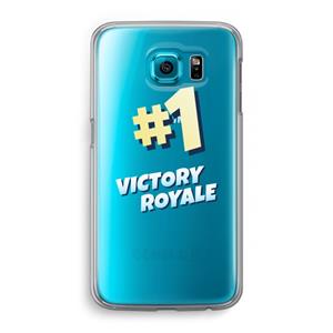 CaseCompany Victory Royale: Samsung Galaxy S6 Transparant Hoesje