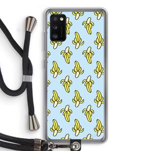 CaseCompany Bananas: Samsung Galaxy A41 Transparant Hoesje met koord