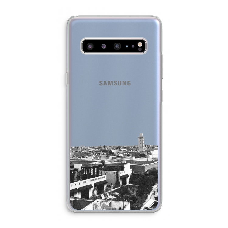 CaseCompany Marrakech Skyline : Samsung Galaxy S10 5G Transparant Hoesje