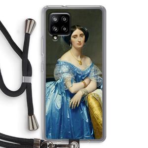 CaseCompany Eleonore: Samsung Galaxy A42 5G Transparant Hoesje met koord