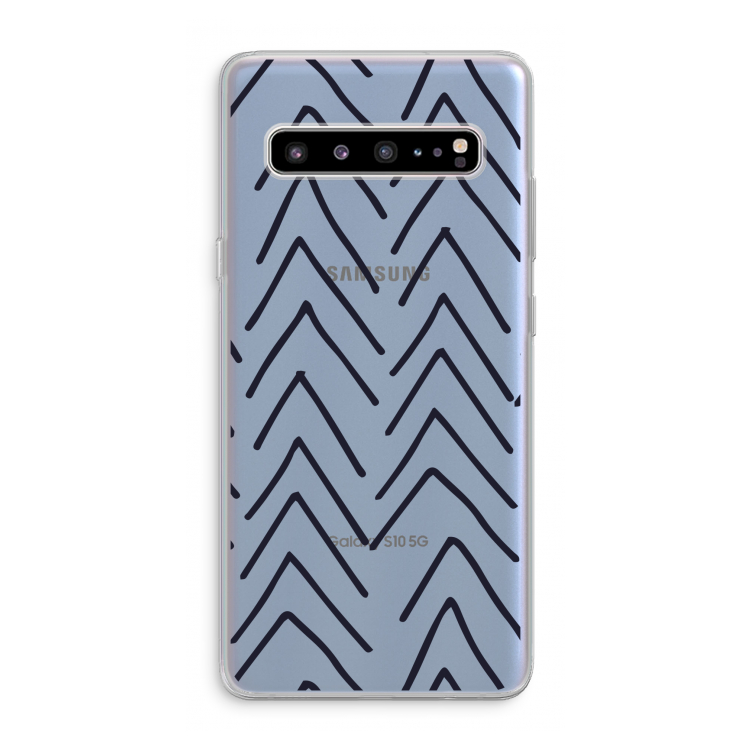 CaseCompany Marrakech Arrows: Samsung Galaxy S10 5G Transparant Hoesje