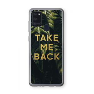 CaseCompany Take me back: Samsung Galaxy A21s Transparant Hoesje