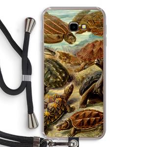 CaseCompany Haeckel Chelonia: Samsung Galaxy J4 Plus Transparant Hoesje met koord