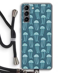 CaseCompany Kwallie: Samsung Galaxy S21 Transparant Hoesje met koord