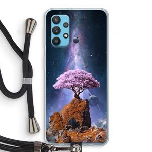CaseCompany Ambition: Samsung Galaxy A32 4G Transparant Hoesje met koord