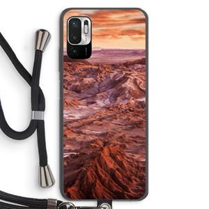 CaseCompany Mars: Xiaomi Redmi Note 10 5G Transparant Hoesje met koord