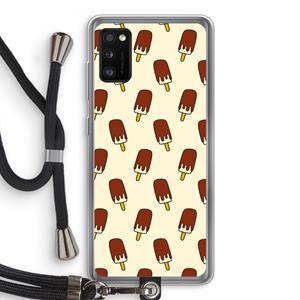 CaseCompany Yummy: Samsung Galaxy A41 Transparant Hoesje met koord