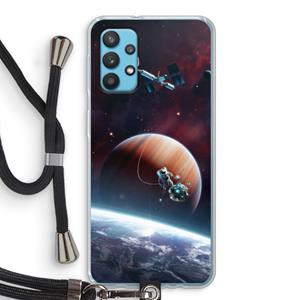 CaseCompany Examiner: Samsung Galaxy A32 4G Transparant Hoesje met koord