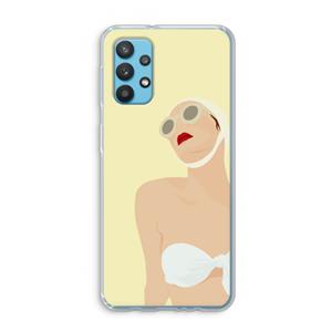 CaseCompany Summer: Samsung Galaxy A32 4G Transparant Hoesje