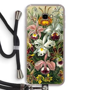 CaseCompany Haeckel Orchidae: Samsung Galaxy J4 Plus Transparant Hoesje met koord