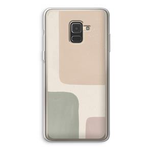 CaseCompany Geo #7: Samsung Galaxy A8 (2018) Transparant Hoesje