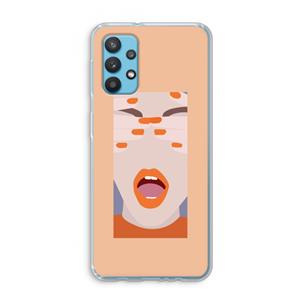 CaseCompany Surprise: Samsung Galaxy A32 4G Transparant Hoesje
