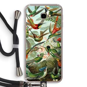CaseCompany Haeckel Trochilidae: Samsung Galaxy J4 Plus Transparant Hoesje met koord