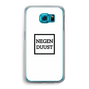 CaseCompany Negenduust vierkant: Samsung Galaxy S6 Transparant Hoesje