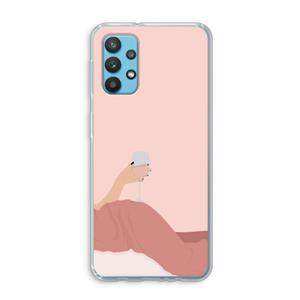 CaseCompany Wine: Samsung Galaxy A32 4G Transparant Hoesje