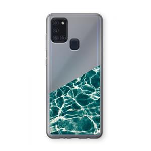 CaseCompany Weerkaatsing water: Samsung Galaxy A21s Transparant Hoesje