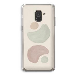 CaseCompany Geo #10: Samsung Galaxy A8 (2018) Transparant Hoesje